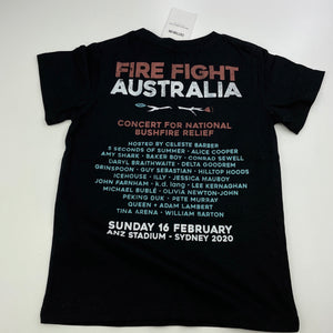 unisex Cotton On, FireFight Australia 2020 cotton t-shirt / top, NEW, size 3,  