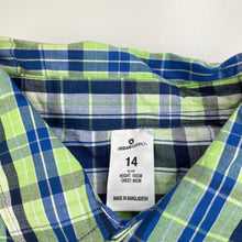 Load image into Gallery viewer, Boys Urban Supply, lightweight cotton short sleeve shirt, EUC, size 14,  