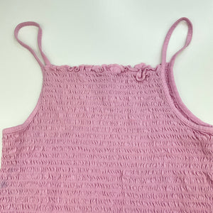 Girls KID, shirred cotton summer top, EUC, size 12,  