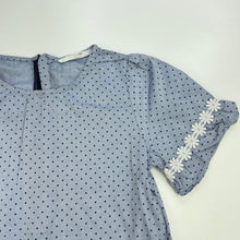 Load image into Gallery viewer, Girls Annil, lightweight cotton tunic top, L: 53cm, EUC, size 6,  