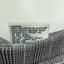 Load image into Gallery viewer, Girls Mango, checked lightweight pants, elasticated, Inside leg: 28cm, EUC, size 2,  