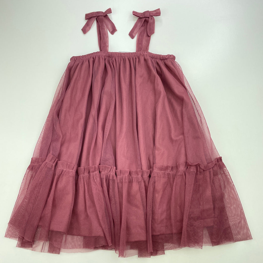 Girls Anko, lined tulle summer party dress, GUC, size 3, L: 52cm