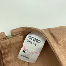 Load image into Gallery viewer, Girls Anko, stretch cotton casual dress, EUC, size 4, L: 53cm