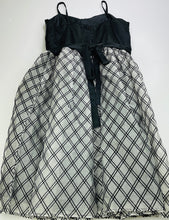 Load image into Gallery viewer, Girls Junior Zone, black &amp; silver party / formal dress, armpit to armpit: 39cm, FUC, size 16, L: 91cm