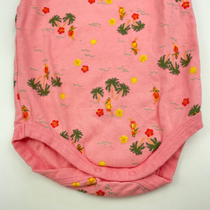 Girls Baby Berry, pink cotton bodysuit / romper, GUC, size 2,  