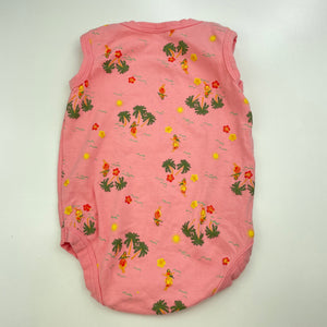Girls Baby Berry, pink cotton bodysuit / romper, GUC, size 2,  