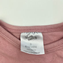 Load image into Gallery viewer, Girls Baby Berry, pink cotton long sleeve top, FUC, size 0,  