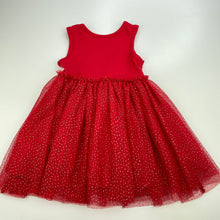 Load image into Gallery viewer, Girls Disney, Minnie Mouse Christmas party dress, EUC, size 1, L: 44cm