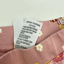 Load image into Gallery viewer, Girls Dymples, floral stretchy pants / bottoms, elasticated, FUC, size 0,  