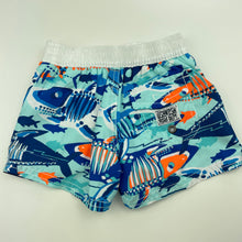 Load image into Gallery viewer, Boys Osh Kosh, lined lightweight board shorts, elasticated, GUC, size 3 months,  