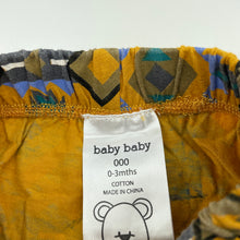 Load image into Gallery viewer, Boys Baby Baby, cotton shorts, elasticated, GUC, size 000,  