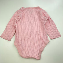 Load image into Gallery viewer, Girls Ollies Place, pink cotton bodysuit / romper, rabbit, EUC, size 00,  