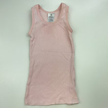 Load image into Gallery viewer, Girls Target, pink ribbed cotton singlet top, GUC, size 0,  
