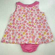 Load image into Gallery viewer, Girls Tiny Little Wonders, floral cotton summer romper, EUC, size 1,  
