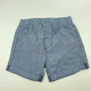 Boys Target, lightweight cotton shorts, elasticated, EUC, size 00,  