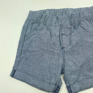 Boys Target, lightweight cotton shorts, elasticated, EUC, size 00,  