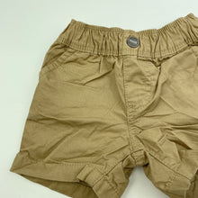 Load image into Gallery viewer, Boys Target, cotton chino shorts, elasticated, EUC, size 000,  