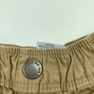 Boys Target, cotton chino shorts, elasticated, EUC, size 000,  