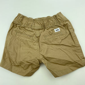 Boys Target, cotton chino shorts, elasticated, EUC, size 000,  