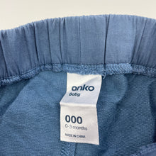 Load image into Gallery viewer, Boys Anko, lightweight pants, elasticated, GUC, size 000,  