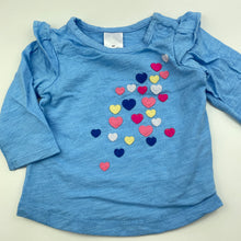 Load image into Gallery viewer, Girls Target, cotton long sleeve t-shirt / top, EUC, size 000,  