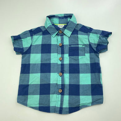Boys Carters, lightweight cotton short sleeve shirt, GUC, size 3 months,  