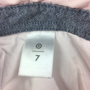 Boys Target, pink cotton long sleeve shirt, GUC, size 7
