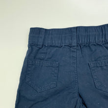 Load image into Gallery viewer, Boys Baby Berry, navy cotton shorts, elasticated, EUC, size 0000,  