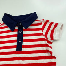 Load image into Gallery viewer, Boys Target, striped cotton polo shirt top, EUC, size 000,  