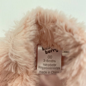 Girls Baby Berry, pink faux fur vest / sleeveless jaclet, EUC, size 00,  