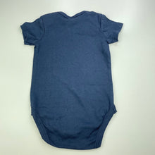 Load image into Gallery viewer, Boys Baby Berry, navy cotton bodysuit / romper, EUC, size 1,  