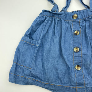 Girls Baby Berry, cotton suspender skirt, elasticated, FUC, size 1,  