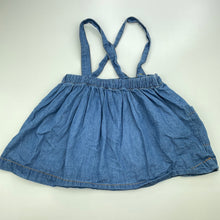 Load image into Gallery viewer, Girls Baby Berry, cotton suspender skirt, elasticated, FUC, size 1,  
