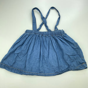Girls Baby Berry, cotton suspender skirt, elasticated, FUC, size 1,  