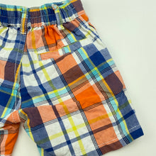 Load image into Gallery viewer, Boys Nautica, checked cotton shorts, elasticated, EUC, size 00,  
