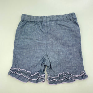 Girls NOW, lightweight cotton shorts, elasticated, FUC, size 000,  