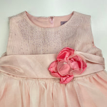 Load image into Gallery viewer, Girls Dorissa, lined pink tulle party dress, GUC, size 1-2, L: 45cm