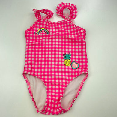 Girls Wave Zone, colourful swim one-piece, GUC, size 2,  