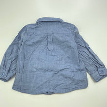 Load image into Gallery viewer, Boys Target, lightweight cotton long sleeve shirt, EUC, size 1,  