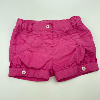 Girls Dymples, lightweight shorts, elasticated, FUC, size 00,  
