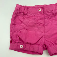 Load image into Gallery viewer, Girls Dymples, lightweight shorts, elasticated, FUC, size 00,  