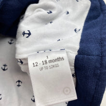 Load image into Gallery viewer, Boys Target, navy cotton vest / waistcoat, GUC, size 1,  