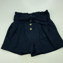 Load image into Gallery viewer, Girls Anko, navy cotton shorts, elasticated, EUC, size 7,  