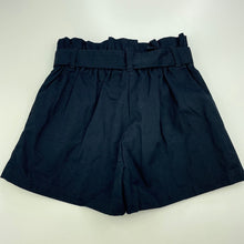 Load image into Gallery viewer, Girls Anko, navy cotton shorts, elasticated, EUC, size 7,  