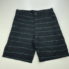 Load image into Gallery viewer, Boys Emerson, black &amp; grey board shorts, GUC, size 12,  
