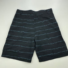 Load image into Gallery viewer, Boys Emerson, black &amp; grey board shorts, GUC, size 12,  