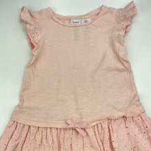 Load image into Gallery viewer, Girls Carters, pink cotton casual dress, FUC, size 4, L: 55cm