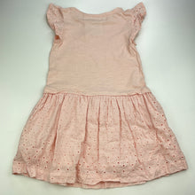 Load image into Gallery viewer, Girls Carters, pink cotton casual dress, FUC, size 4, L: 55cm