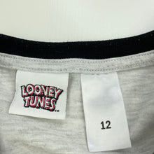 Load image into Gallery viewer, Girls Looney Tunes, Bugs Bunny flip sequin t-shirt / top, GUC, size 12,  
