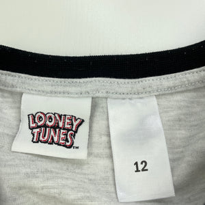 Girls Looney Tunes, Bugs Bunny flip sequin t-shirt / top, GUC, size 12,  